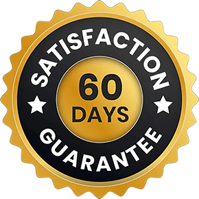 60-day satisfaction guarantee badge